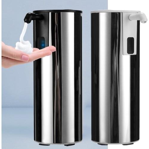 350ml Stainless Stell Automatic Soap Dispenser Touchless IR Smart Sensor Hand Wash Induction Sanitizer Liquid Dispenser