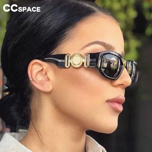 46535 Steam Punk Brand Designer Luxury Small Frame Sunglasses Men Women Fashion Shades UV400 Vintage Glasses