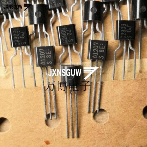 5pair Original SANYO 2SA1207 2SC2909 S transisitor A1207 C2909 Audio power amplifier 2SA1207S 2SC2909S Audio triode Laser word