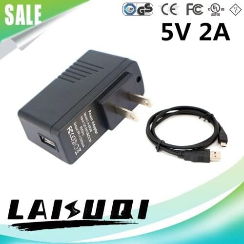 5V 2A Micro USB AC/DC Power Adapter US Plug Charger 5V2A power Supply for mobile phone Tablet PC raspberry pi zero+ new hot sale