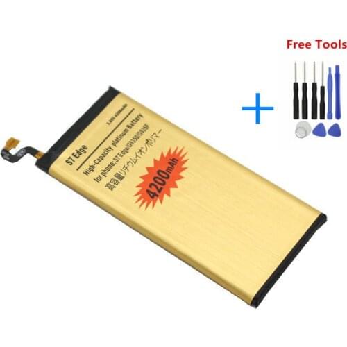 1x 3900mAh EB-BG935ABE Gold Battery For Samsung Galaxy S7 Edge G9350 G935 G935F G935A G935V G935P G935T G935R4 + Repair Tool kit