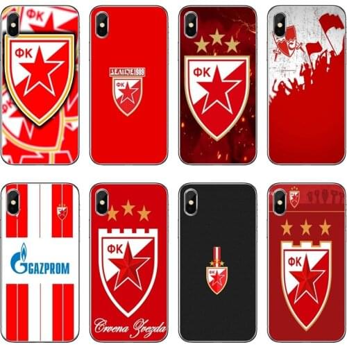 Accessories Phone Case Serbia FK Crvena zvezda For iPhone 12 11 Pro Max Mini XS Max XR X 8 7 Plus 6 6S Plus 5 5S SE 2020