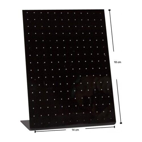 Aydindecor Plexiglass Black 18x14 cm Earring Stand