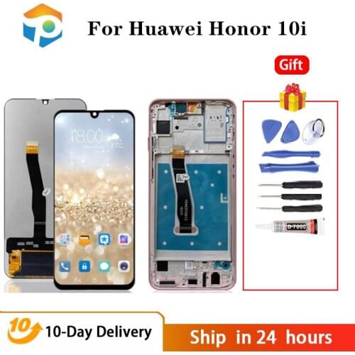 For Huawei Honor 10 Lite LCD Display Touch Screen Replacement Parts For Honor 10i HRY-LX1 HRY-LX2 HRY-LX1T LCD Display 6.21Inch