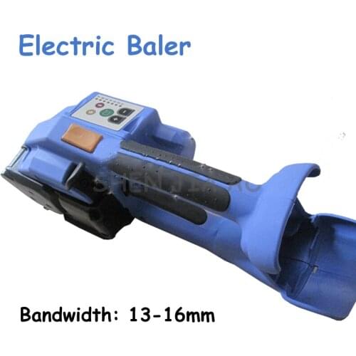 Electric Baler PP&PET Tape Baler Free Buckle Packer Carton Strapping Machine Rechargeable Battery-Powered Packaging Tool ORT-200