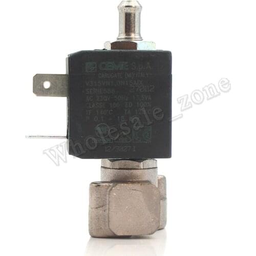 NEW CEME AC 230V 13.5VA 50Hz 2 Way G1/8" Solenoid Valve Household Appliances Water Gas Electric Valve Normally Open