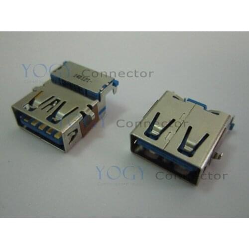 10pcs Female USB 3.0 Connector fit for Asus Q302L Q302U F555L X555L Toshiba P845 Series and other laptop motherboard usb3.0 port