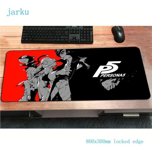 Persona 5 mouse pad gamer High-end 800x300x2mm notbook mouse mat gaming mousepad large cute pad mouse PC desk padmouse mats