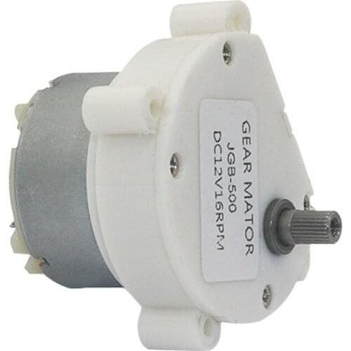 JS40-500 DC reducer GEAR motor plastic gearbox DC 6V-12V 15RPM-30RPM