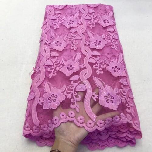 African Lace Fabric 2021 High Quality Guipure Lace Fabric Latest French Umbilical Cord Lace Fabric Sequins For Wedding J4420