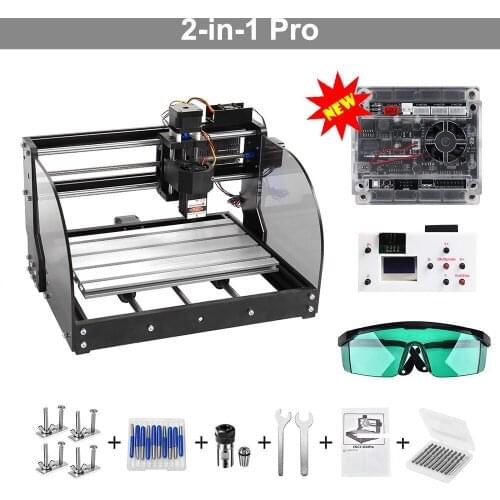 2-in-1 15w Laser Engraver Tool Upgrade Engraving Machine Control 3 Axis Milling Machine Offline Controller Wood Router Engraver