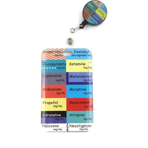 Medical Doctor Nurse Fashion Women Card Holder Lanyard Colorful Retractable Badge Reel Nurse Doctor Student Exhibition ID Card