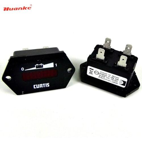Original Curtis 12V battery capacity meter battery indicator for golf cart forklift truck electric vehicle
