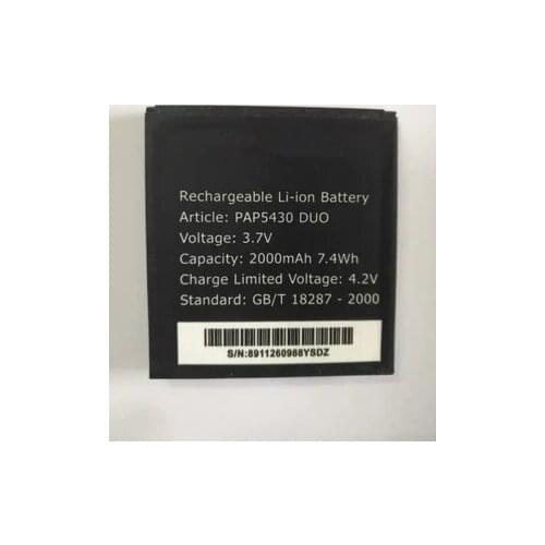 Pap5430 DUO battery for Prestigio MultiPhone pap5430 DUO PAP 5430 Mobile Phone Batteries with phone stander