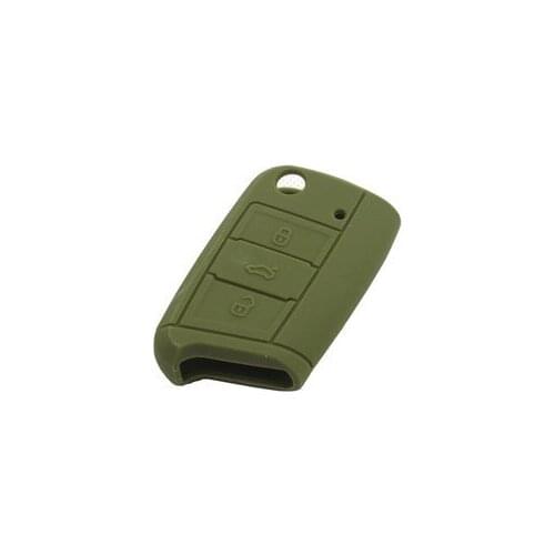Remote Key Silicone Skin (Military Green) For Volkswagen For VW Golf MK7