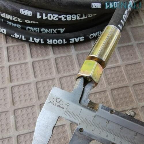 Steel wire tube pneumatic gun butter machine foot gun hose gun handle high pressure oil corrosion resistant thick thick tube