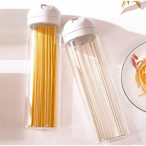 Glass Sealed Storage Jar Kitchen Accessories Dustproof Grains Noodle Storage Bottle Food Storage Box Multifunctional Sealed Tank