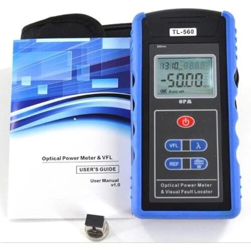 Fiber Optic Equipment FTTH Network FC SC interface Fiber Optical Power Meter TL-560 with 5mw Visual Fault Locator