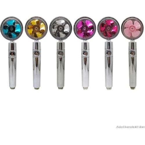 High Pressure Spin Shower Head Interesting Water Sprinkle Head Handheld Shower Beautiful Waterline Cleaned Easily au3 wholesales