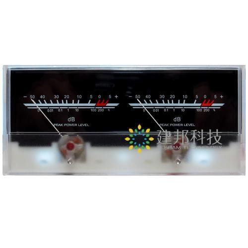 High Precision Vu Meter Power Amplifier Level Meter Front DB Sound Pressure Audio Power Meter with Backlight P-59wtc