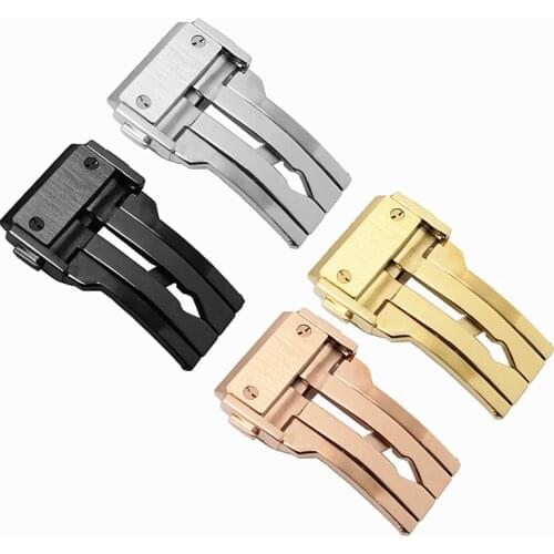 Watchband Clasp For HUBLOT Series Watch Metal Folding Buckle Watch Accessories 18 20 22mm Belt Stainless Steel Deployant Clasp