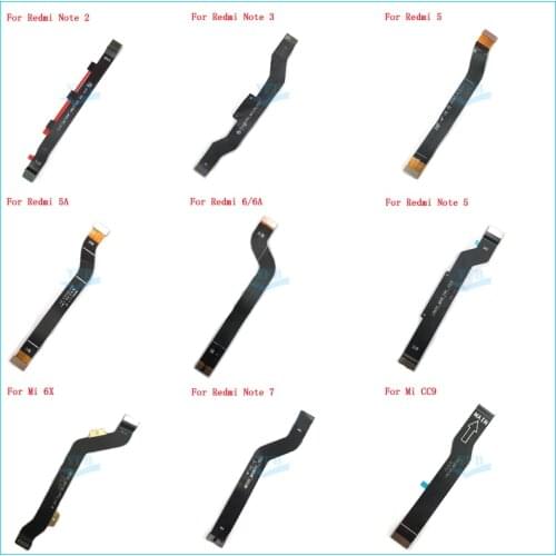 10PCS Motherboard Main Board Connector LCD Display USB Flex Cable For Xiaomi 6X K20 Pro 8SE CC9 Redmi 5 5A 6 6A Note 2 5 7 3 Pro
