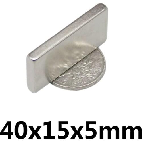 5~50PCS 40x15x5 mm Super Strong Neodymium Magnet Block Permanent Magnets 40x15x5mm sheet Powerful Magnet 40*15*5 mm