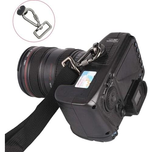 Camera Accessories 1/4" Screw Adapter + Connecting Hook For Rapid Shoulder Belt Cameras Bag Case