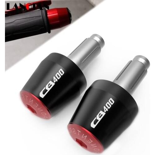 CNC Billet Aluminum Motorbike HBAR END CAP Handle Bar Cap End Plugs For Honda CB400 1992 1993 1994 1995 1996 1997 1998