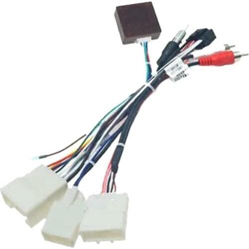 Car 16PIN Power Cord Adapter Audio Power Wiring Harness Canbus Box for Toyota /Sequoia/Lexus 330/350 2008-2015