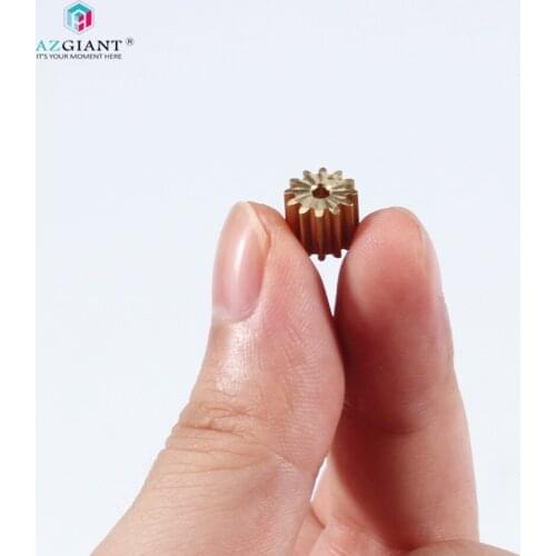 AZGIANT 3 kinds of 12 teeth 8.4mm gear for FC-130/140/280 car door lock motor metal motor gear copper Pinion inner diameter 2mm