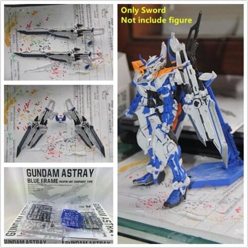 Free shipping BTF Sword Weapon Unit Equipment for 1/100 MG MBF-P03R Gundam Astray Blue Frame
