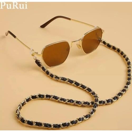 Purui Reading Glasses Chain for Women Eyeglass Lanyard Metal Sunglasses Cords Hold Straps Eyewear Retainer Fashion Jewelry
