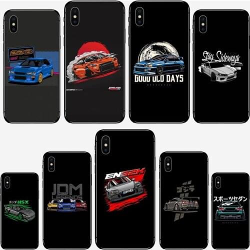 Sports car jdm drift Phone Case for iPhone 11 12 mini pro XS MAX 8 7 6 6S Plus X 5S SE 2020 XR