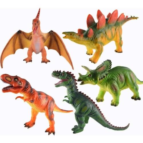 Dinosaur Tyrannosaurus Rex Stegosaurus Triceratops Animal Figures Static Model Tyrannosaurus Stegosaurus Pterosaur