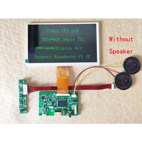 7inch IPS LCD HDMI 1024*600 USB Touch Screen Display Kit 165mm*100mm For Raspberry Pi PS3 PS4