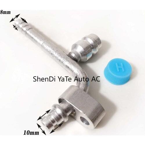 Air conditioning compressor connector/configurator/condenser outlet pressure plate joint,movable pressure plate pipe joint