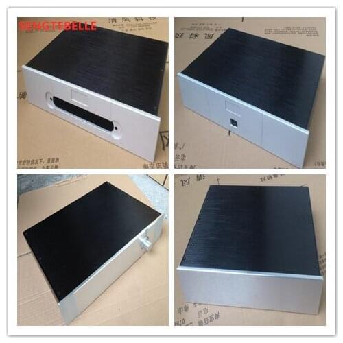 Full aluminum DIY FS4309 power amplifier chassis psu enclosure HIFI preamp box dac case 430*90*308mm