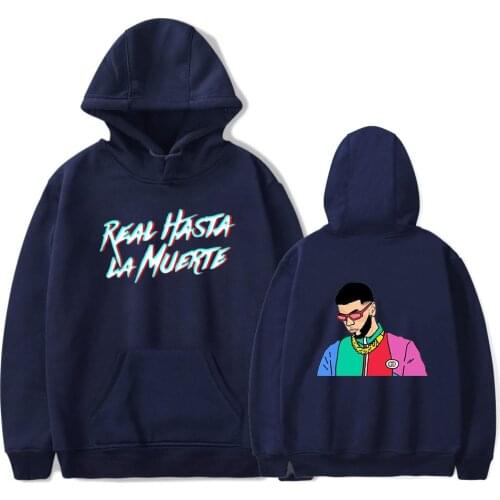 New Anuel AA Hip Hop Real Hasta La Muerte Casual Hoodies Sweatshirt Cool Hip Hop Hoodie Printed Hot Streetwear Hooded Pullover