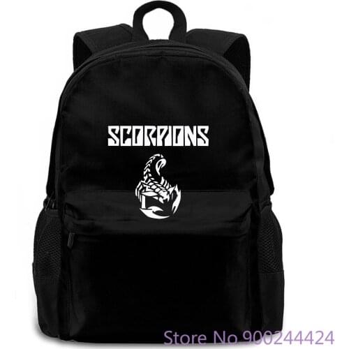 SCORPIONS New Black Logo X Hard Rock Vintage 80s UFO Great women men backpack laptop travel school adult student