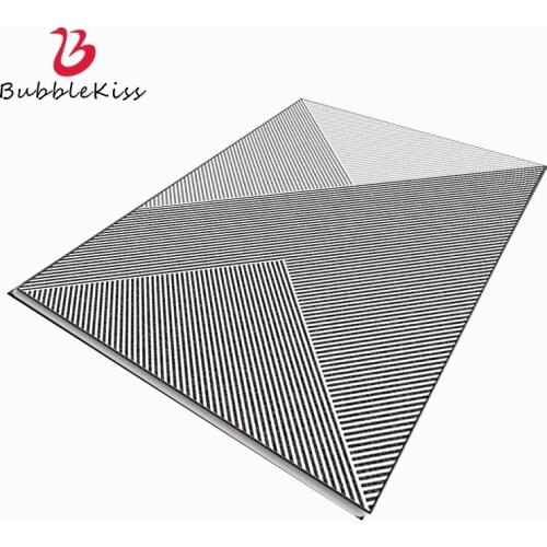 Bubble Kiss Nordic Style Carpet For Living Room Coffee Table Simple Gray Geometric Polyester Non-slip For Bedroom Decor Carpet