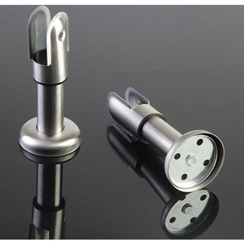 Stainless Steel Public Toilet Bathroom Partition Hardware Accessories Bracing Foot Adjustable Thickened Splint Bracket