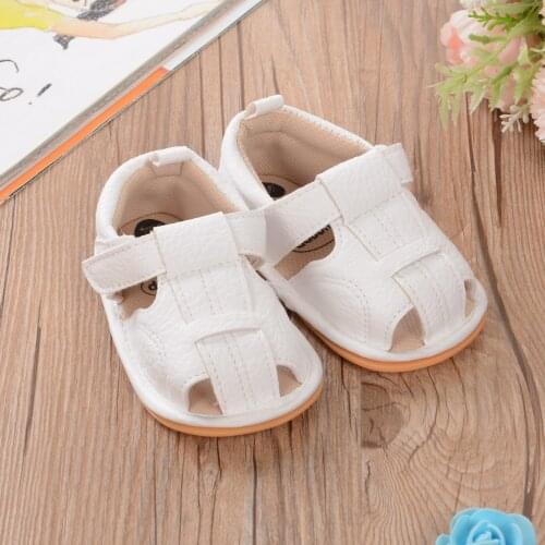 Baby Toddler Infant Hollow Out Sandals Sneakers Unisex Boys Girls First Walker Shoes Solid Color Soft Sole Roman Shoes