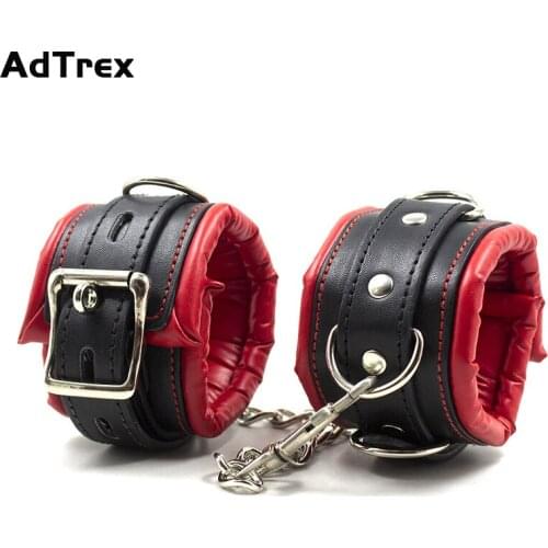 Sexy Adjustable PU Leather Handcuff Restraints Bondage Erotic Toy Slave BDSM Adult Game