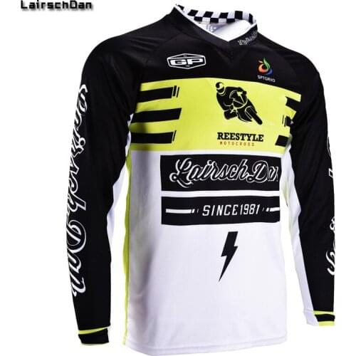 SPTGRVO LairschDan 2019 Enduro Men Downhill MX TShirt DH Off road Bicycle Clothing Motocross Jersey Racing Mountain Bike Clothes