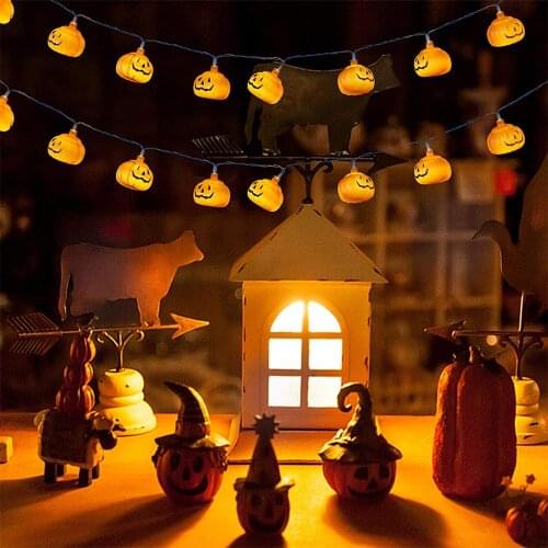 Halloween Pumpkin LED String Lights Garden Home Party Decoration Holiday String Light Halloween Lights