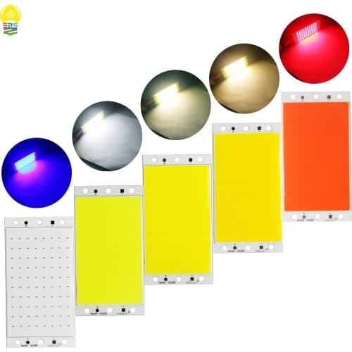 16W 12V DC led cob strip light source bulb chip on board red blue warm cold nature white 1600lm high bright DIY bar lightting