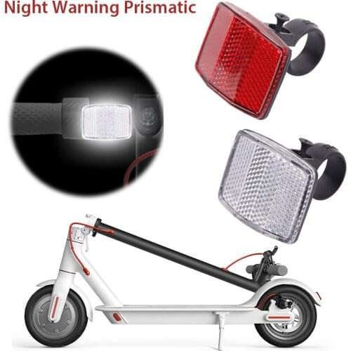 Safety front ABS Reflective tube Protective Front Sheet Night Spoke Light For Xiaomi M3651S Pro Pro2 Riding Reflector Accessory