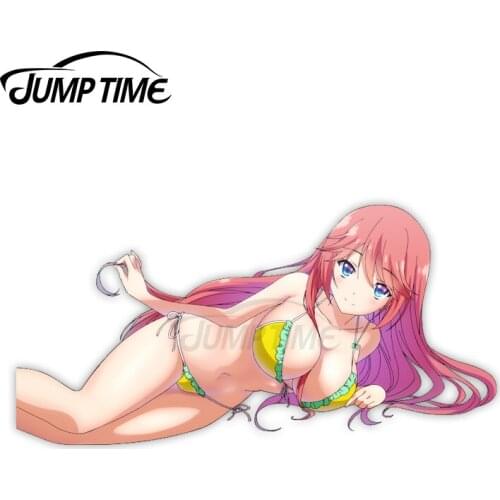 Jump Time 13 x 5cm For Youkoso Jitsuryoku ShijouShugino Kyoushitsue Sakura Airi Car Stickers Sticker Decal Occlusion Scratch