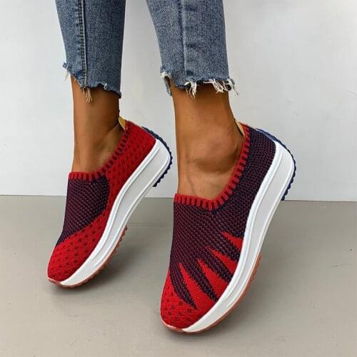 Women Mesh Mix Color Sneakers Womens Comfort Loafer Woman Vulcanized Female Breathable Shoes Ladies Fashion Flat Plus Size 2020